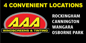 AAA WINDSCREENS AND TINTING - WINDOW TINTING CANNINGTON - WINDSCREENS - PF AND VINYL WRAPPING - 4 GREAT LOCATIONS ACROSS PERTH