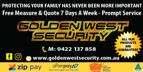 GOLDEN WEST SECURITY ✔️ AFTERPAY - ZIP PAY - HUMM FINANCE AVAILABLE 