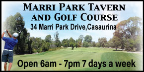 MARRI PARK TAVERN AND GOLF COURSE - OPEN 7 DAYS A WEEK ONSITE SPORTS BAR AND TAB FACILITIES 