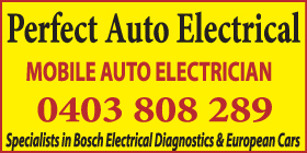 PERFECT AUTO ELECTRICAL - FREE CALL OUT SPECIALISTS IN BOSCH DIAGNOSTICS & EUROPEAN CARS