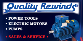 QUALITY REWINDS - POWER TOOLS SALES & SERVICES - Quality you can trust!