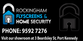 ROCKINGHAM FLYSCREENS & HOME SECURITY - SECURITY DOORS & SCREENS