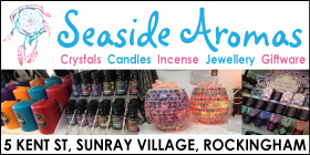 SEASIDE AROMAS ❤️ AFTERPAY AVAILABLE LARGE SELECTION OF STOCK INSTORE Clairvoyant and Tarot Readings Rockingham