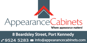 APPEARANCE CABINETS - Cabinetmakers Port Kennedy Rockingham - 100% LOCALLY MANUFACTURED