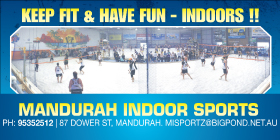*Mandurah Indoor Sports - Community Sports Centre Mandurah