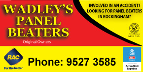 WADLEYS PANEL BEATERS - Written Off Vehicle Inspectors *Wadleys Panel Beaters - ORIGINAL OWNERS - NO.1 SMASH REPAIRER