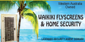 WAIKIKI FLYSCREENS AND HOME SECURITY👌 ROCKINGHAM SECURITY DOORS - FREE MEASURE AND QUOTE