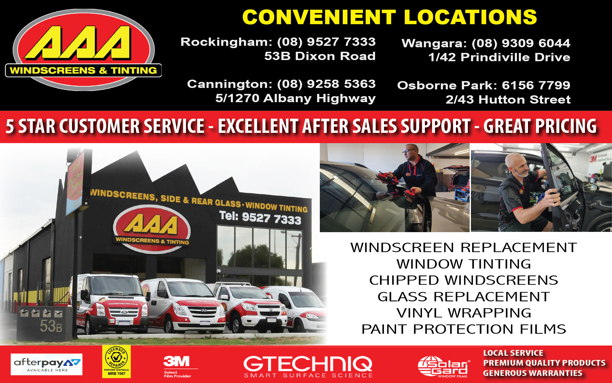 AAA Windscreens & Tinting