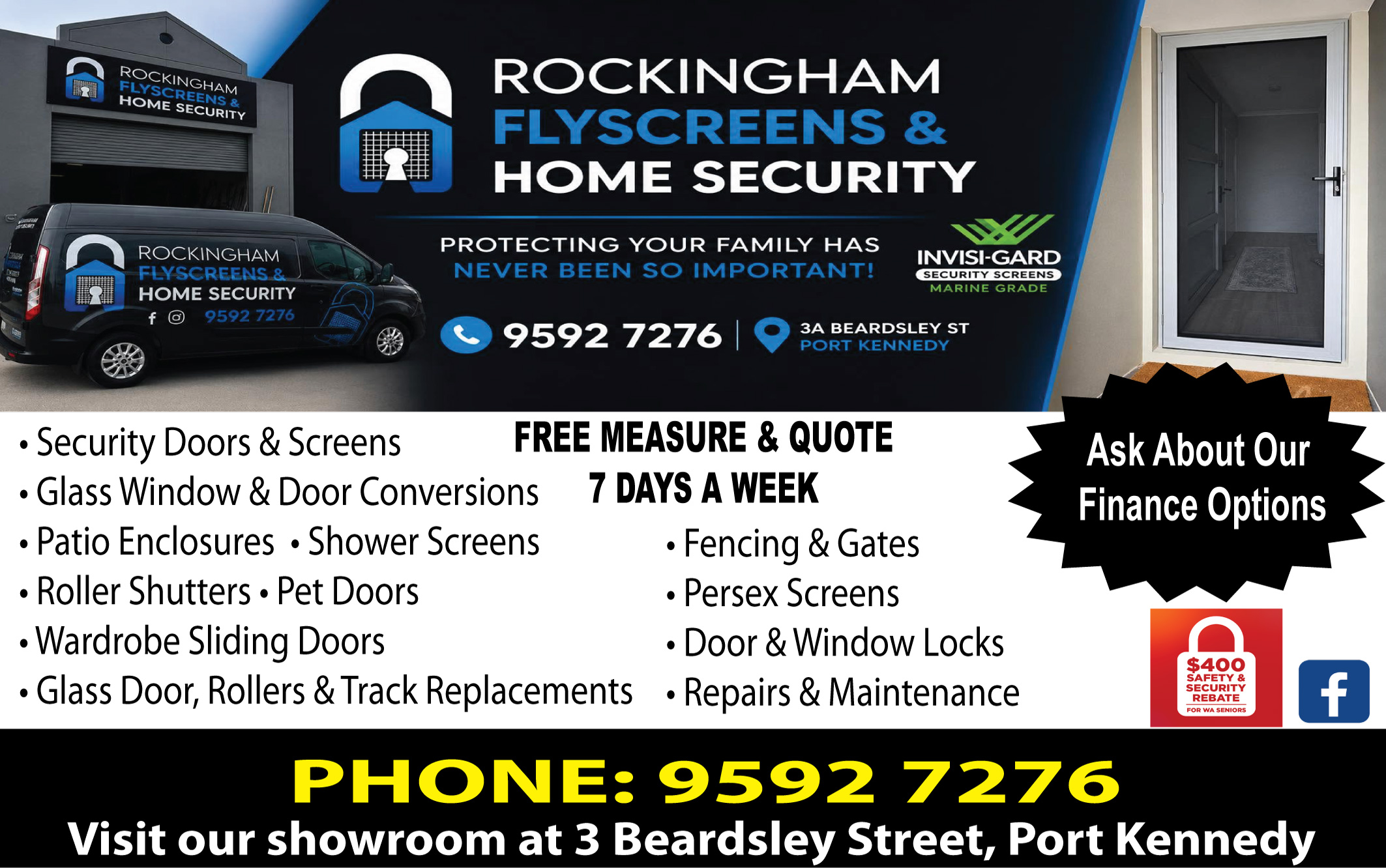 Rockingham Flyscreens & Home Security