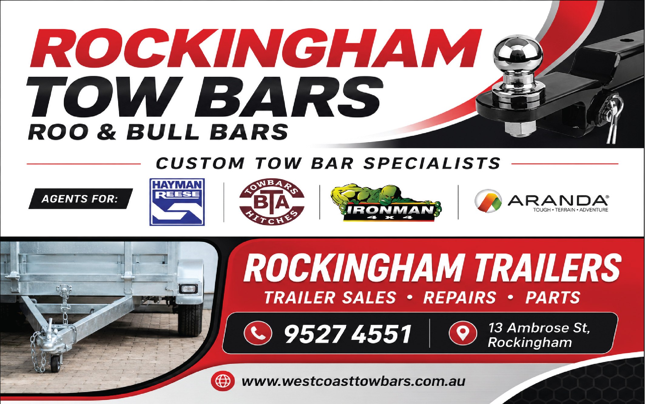 Rockingham West Coast Towbars & Rockingham Trailers